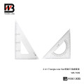 2 in 1 China Dreieckslineal Set für Büromaterial